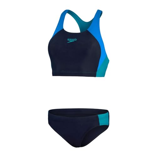 Speedo Colourblock Bikini Damen chlorbeständig, Größe:46 von Speedo