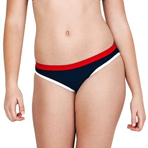 Speedo Damen Badehose Bikini Creora Highclo Hipster Bikinihose, Bindung rot/weiß/blau, Large von Speedo