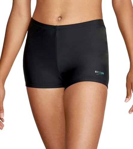 Speedo Damen Swimsuit Bottom Square Leg Bikini-Unterteile, Schwarz, X-Large von Speedo