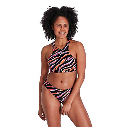 speedo Volley Bikini Damen schwarz/bunt von Speedo