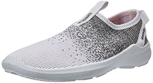 Speedo Damen Wasserschuh Surfknit Pro Wassersportschuh, weiß/grau/schwarz, 38 EU von Speedo