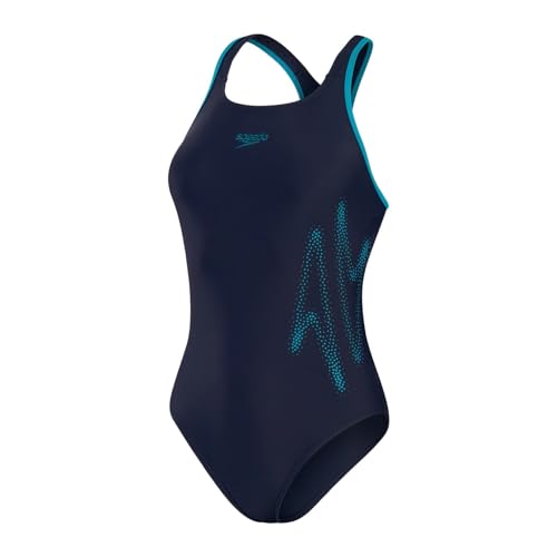 Speedo ECO Hyper Boom Placement Racerback Badeanzug Damen - 40 von Speedo