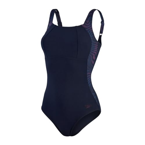 Speedo ECO Lunalustre Printed Shaping Badanzug Damen von Speedo