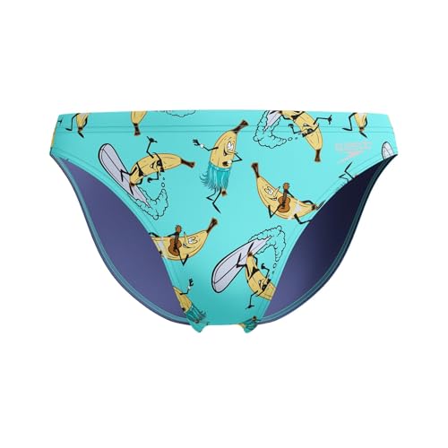 Speedo Herren 5 cm Allover Digital Slip, Lustiger Strauß, 42 von Speedo