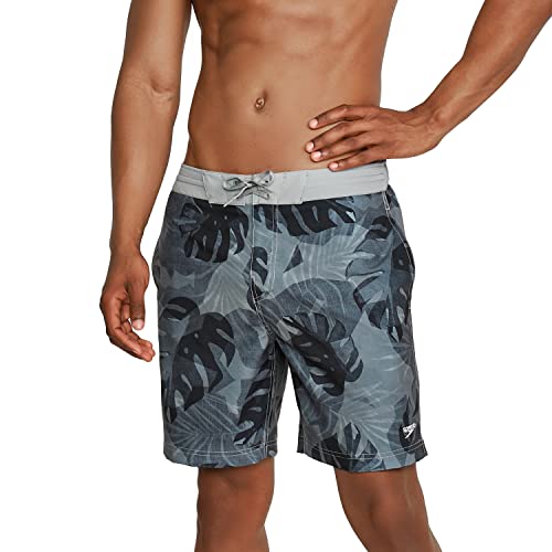 Speedo Herren Knielang Boardshort Bondi Bedruckt Badehose, 45,7 cm großes Palmdenken, XX-Large von Speedo