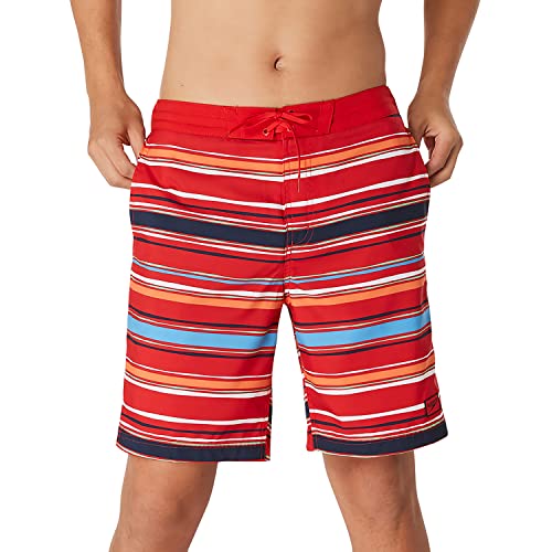 Speedo Herren Knielang Boardshort Bondi gestreift Badehose, 50,8 cm (20 Zoll), Azurblau, XX-Large von Speedo