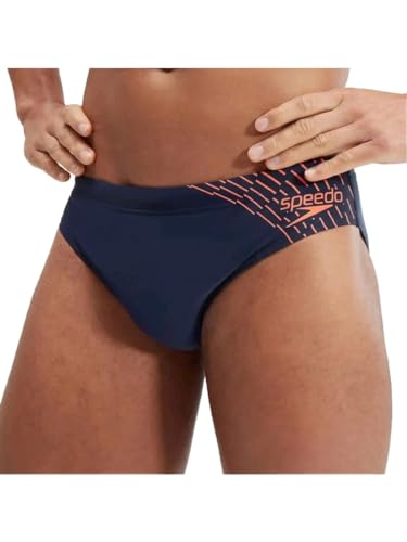 Speedo Herren Medley Logo 7CM BRIF Slip Herren, dunkelblau, 46 von Speedo