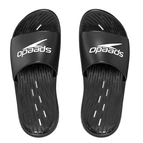 Speedo Herren Slide Sandalen, Schwarz, 39 EU von Speedo