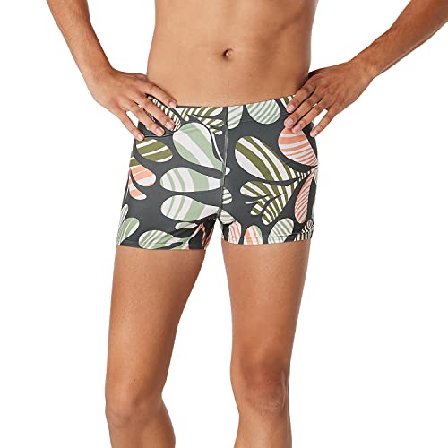 Speedo Herren Square Leg Eco Flex Beachstar Badeanzug, Cool Coral Vulcanic Ash, Large von Speedo