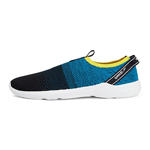 Speedo Herren Surfknit Pro Watershoe Am Sneaker, Emaille, Blau, Schwarz, 42 EU von Speedo