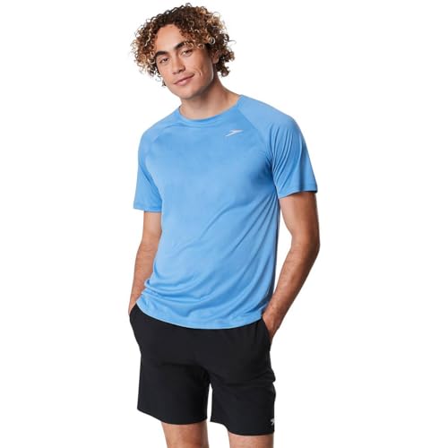 Speedo Herren Uv Schwimmshirt Kurzarm Fitness Rashguard von Speedo