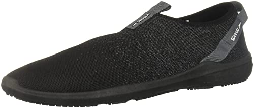 Speedo Herren Wasserschuh Surfknit Pro Wassersportschuh, schwarz, weiß, rot, 42 EU von Speedo