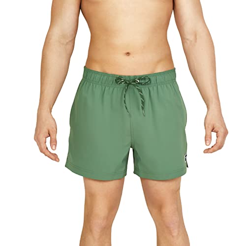 Speedo Herren kurz Redondo Solid Badehose, Dark Ivy, Large von Speedo