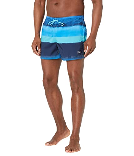 Speedo Herren kurz Redondo gestreift Badehose, Storm Palace Blue, Large von Speedo