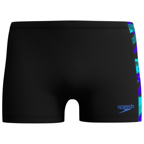 Speedo - Hyperboom Panel Aquashort - Badehose Gr 4 schwarz von Speedo