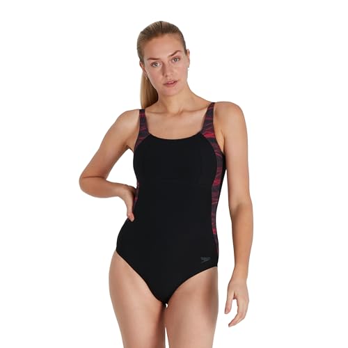 Speedo Lunalustre Printed Shaping Badanzug Damen von Speedo