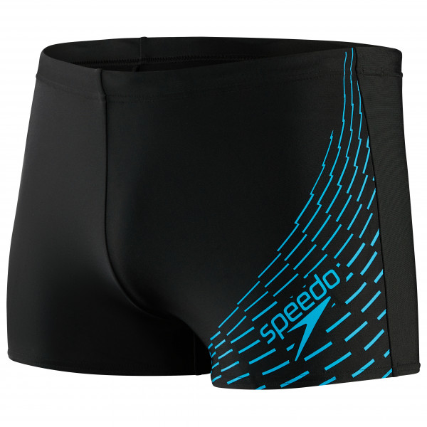 Speedo - Medley Logo Aquashort - Badehose Gr 30 - DE: 3;32 - DE: 4;34 - DE: 5;36 - DE: 6;38 - DE: 7;40 - DE: 8;42 - DE: 9 blau;schwarz von Speedo