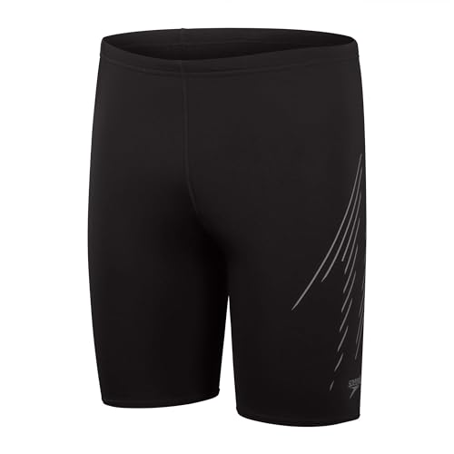 Speedo Men's Hyperboom Placement Schwimmhose, Schwarz, 30 cm von Speedo