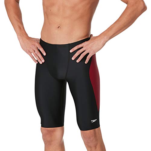 Speedo Mens Swimsuit Jammer Powerflex Eco Revolve Splice Team Colors von Speedo