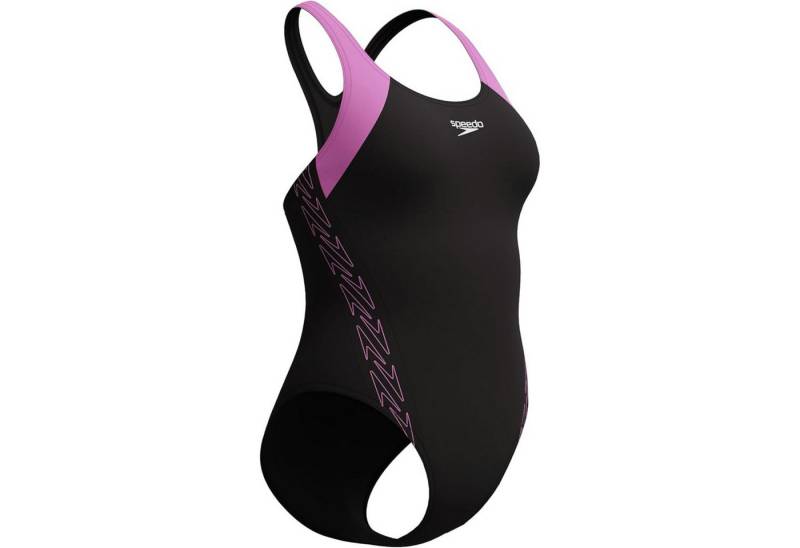 Speedo Schwimmanzug HyberBoom Splice-Racerback-Badeanzug - Neon Violet von Speedo