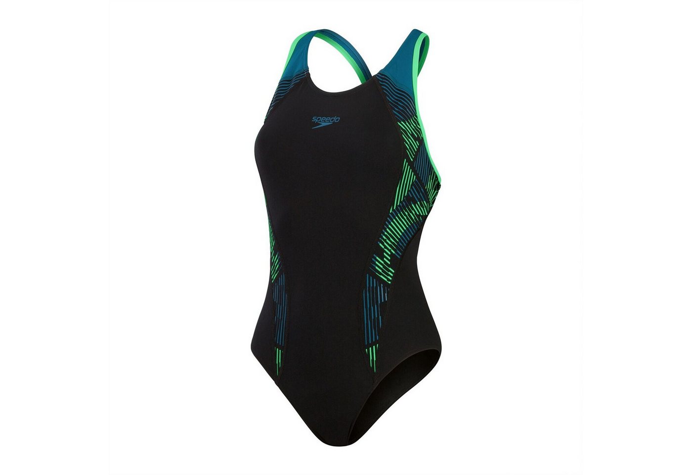 Speedo Schwimmanzug PLMT PT LNBK AF BLACK/GREEN von Speedo