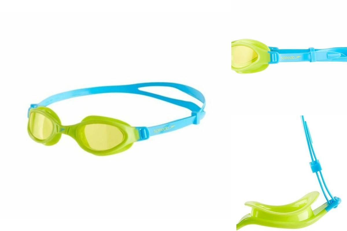 Speedo Schwimmbrille Speedo Kinder-Schwimmbrille Futura Plus Gelb Einheitsgröße von Speedo