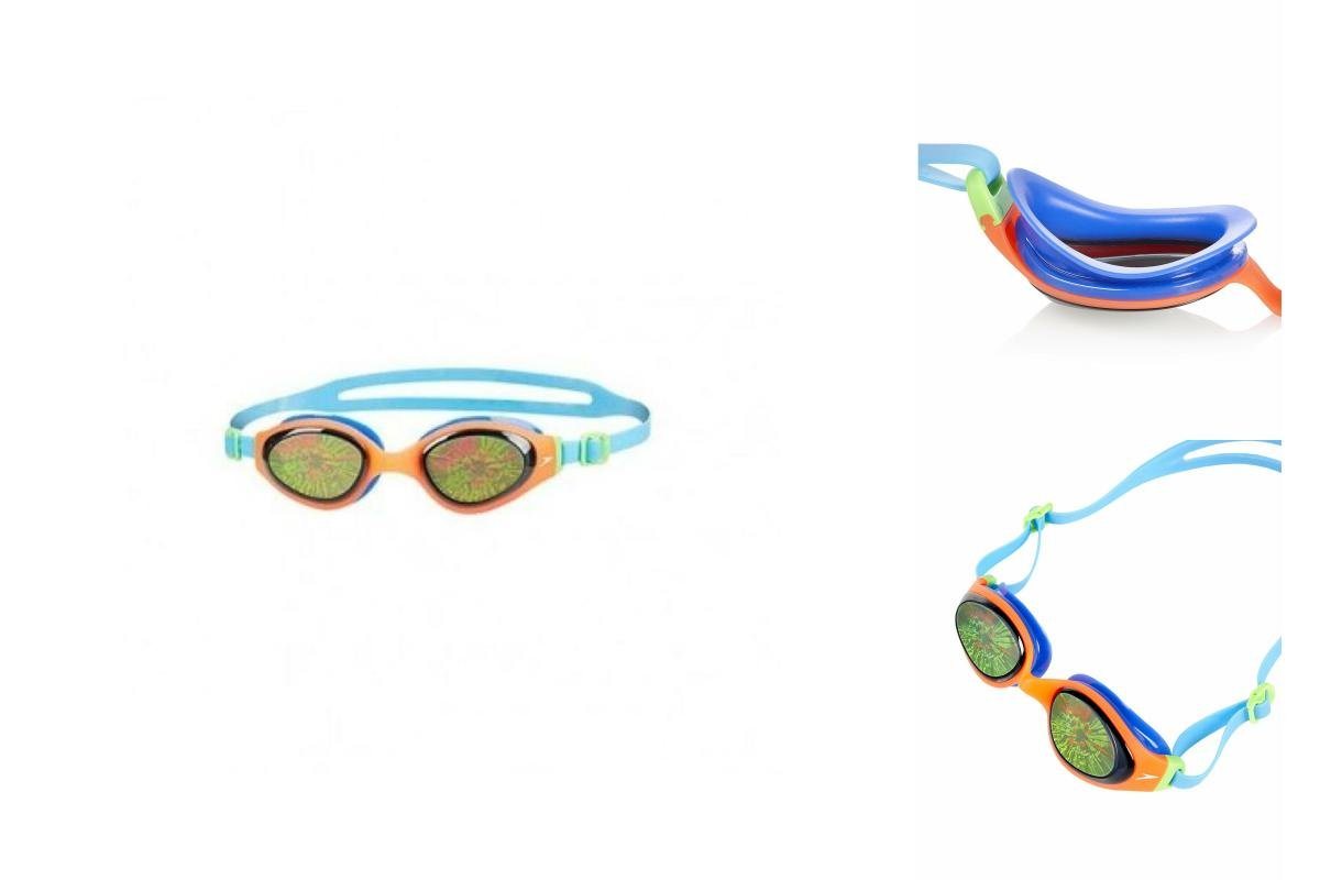 Speedo Schwimmbrille Speedo Kinder-Schwimmbrille Holowonder JU Orange Einheitsgröße von Speedo