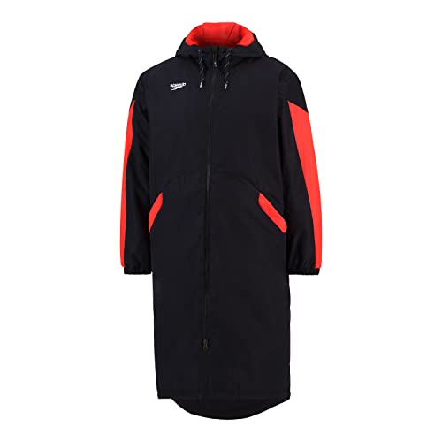 Speedo Unisex-Erwachsene Jacket Fleece Lined Team Colors Parka, Edge Red, Small von Speedo