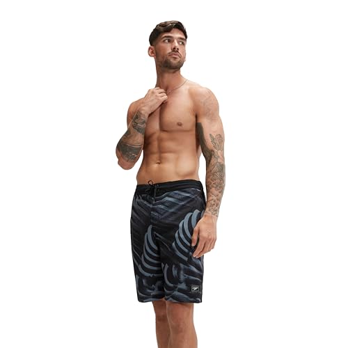 Speedo Unisex-Erwachsene Swim Trunk Knee Length Bondi Printed Boardshorts, 50,8 cm Foundation-Alley, Small von Speedo