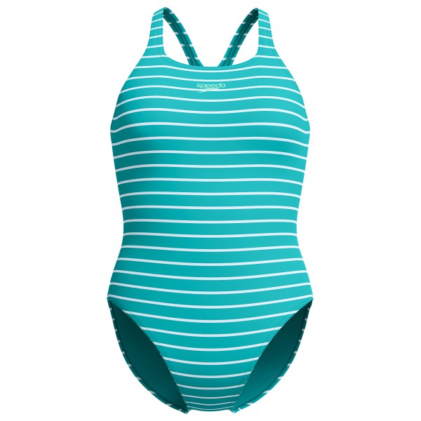 Speedo - Women's Eco Endurance+ Printed Medalist - Badeanzug Gr 46 türkis von Speedo