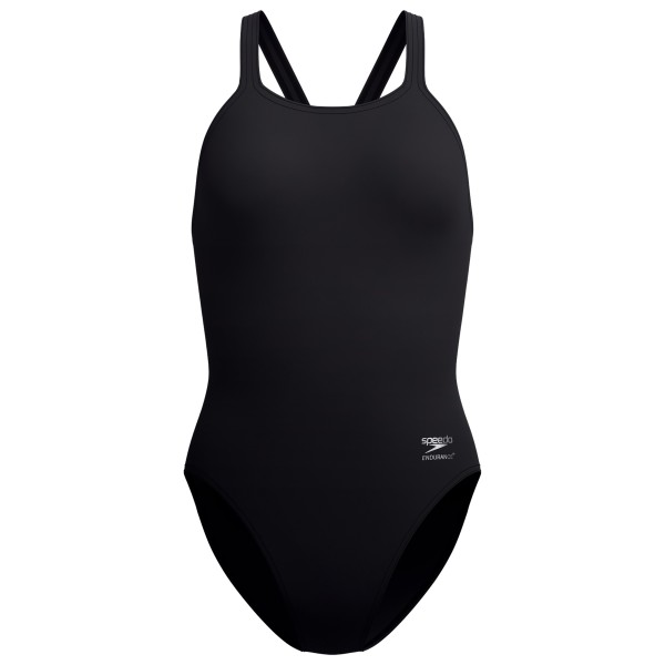 Speedo - Women's FL Solid Leaderback - Badeanzug Gr 36 schwarz von Speedo