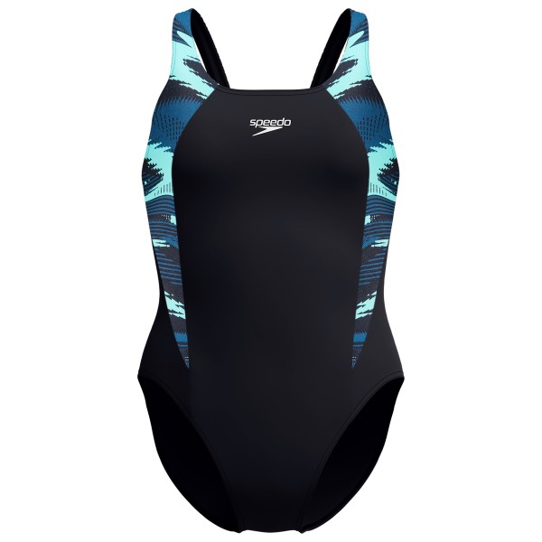 Speedo - Women's Hyperboom Splice Muscleback - Badeanzug Gr 34 schwarz von Speedo