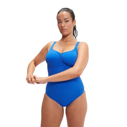 Speedo Women's Shaping AquaNite 1 Piece Badeanzug, Blau, 58 von Speedo