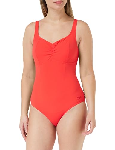 Speedo Women's Shaping AquaNite 1 Piece Badeanzug, Rot, 40 von Speedo