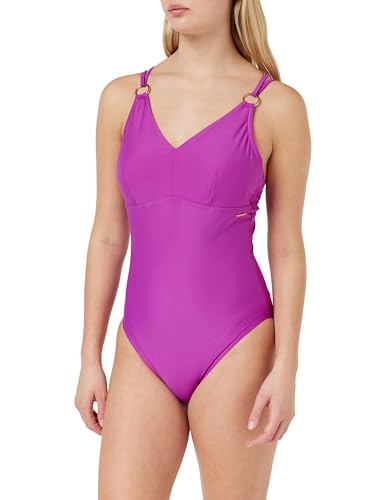 Speedo Women's Shaping Strappy 1 Piece Badeanzug, Pink, 44 DE von Speedo