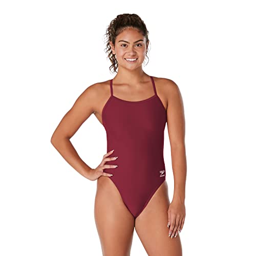 Speedo Women's Standard Swimsuit Piece Endurance The One Solid Colors, Team Maroon von Speedo