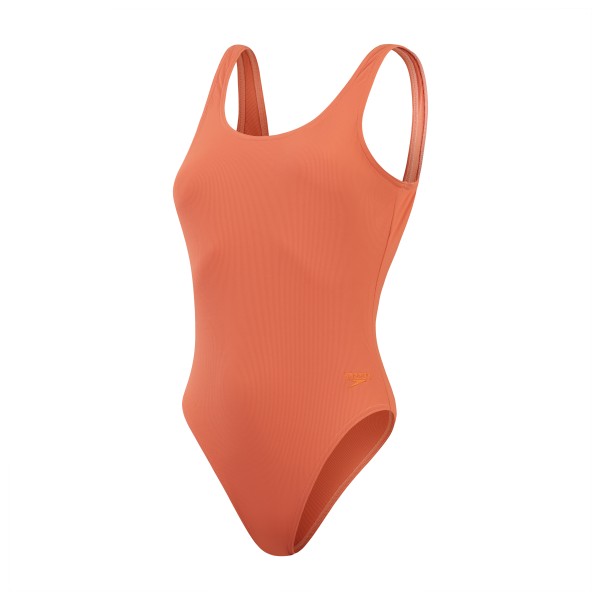 Speedo - Women's Textured Deep U-Back - Badeanzug Gr 32 rot von Speedo