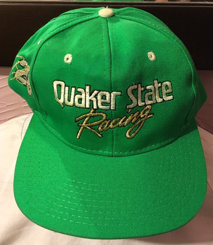 Brett Bodine Quaker State Racing Snapback Hut 90Er Jahre Brett Bodine Quaker State Racing Snapback Hut 90Er Jahre von SpeedwayTSJ
