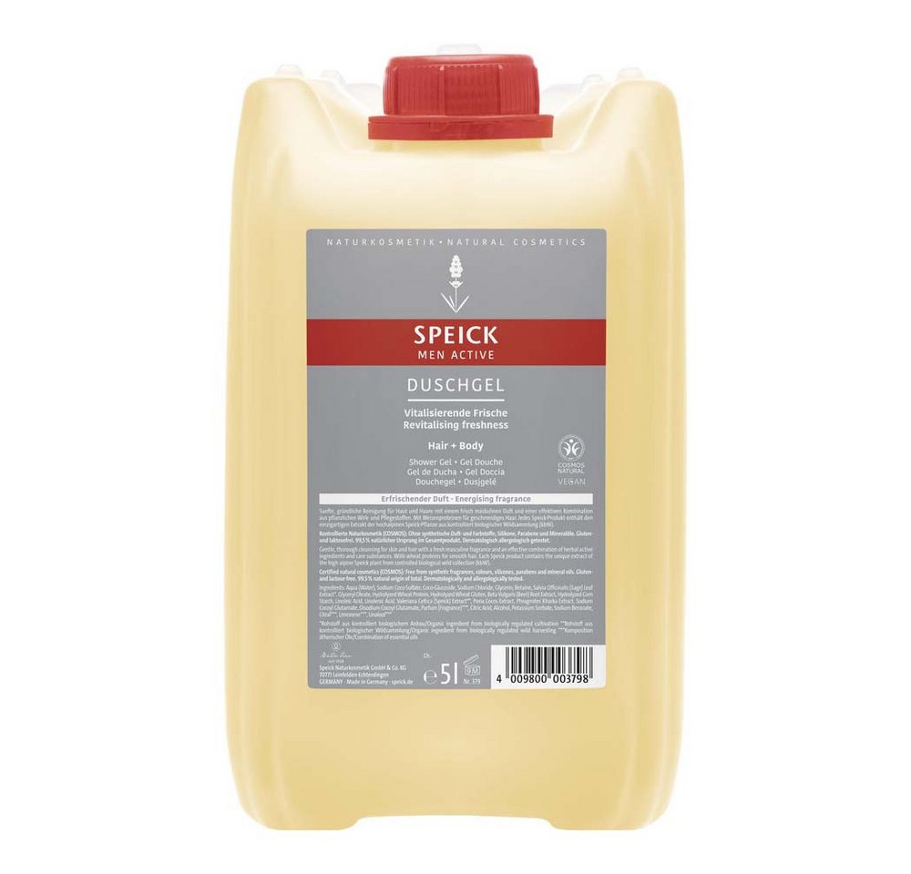 Speick Naturkosmetik GmbH & Co. KG Duschgel Men Active - Duschgel 5L von Speick Naturkosmetik GmbH & Co. KG