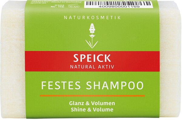 Speick Naturkosmetik Natural Aktiv Festes Shampoo Glanz&Vol. 60 g von Speick Naturkosmetik