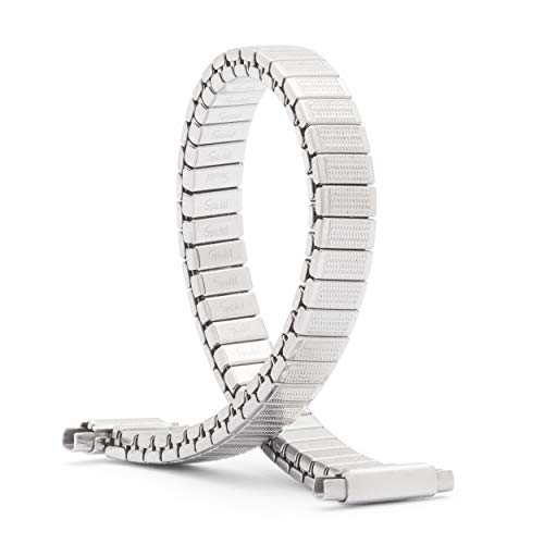10–13 mm 'Speidel' verstellbar twist-o-flex Silber Ton Elegante Damen Armbanduhr Band 947/02 von Speidel