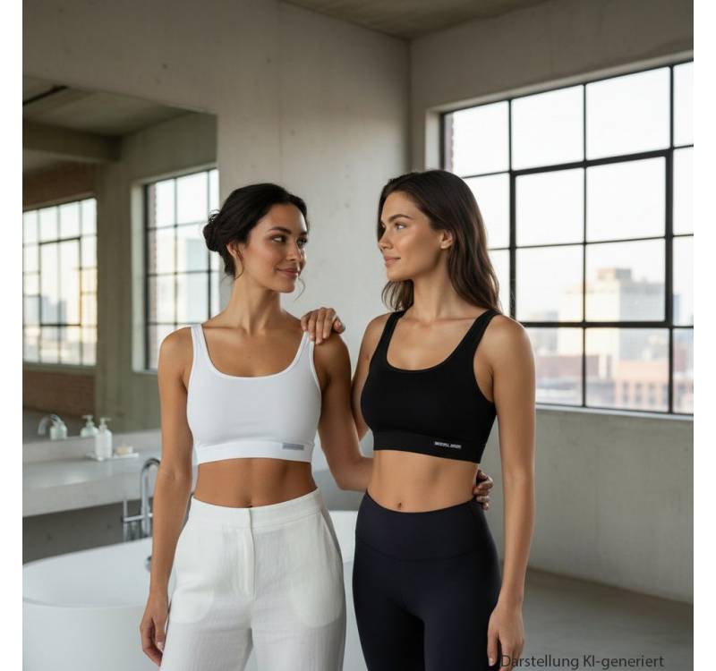 Speidel Bustier Bio Cotton (2-tlg., Set) breite Träger, Unterbrustband, 2er Pack von Speidel