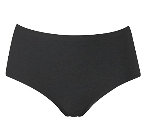 Speidel Midislip, Bio Cotton Plus 9844 Bio.Cotton Plus 2er Packung schwarz 38 von Speidel