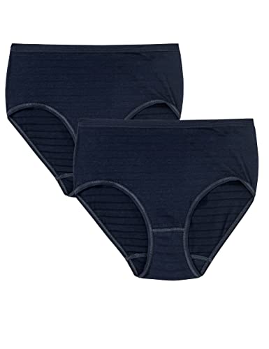 Speidel Midislip, Cotton & More 3651 Cotton and More 2er Packung Blueberry 38 von Speidel