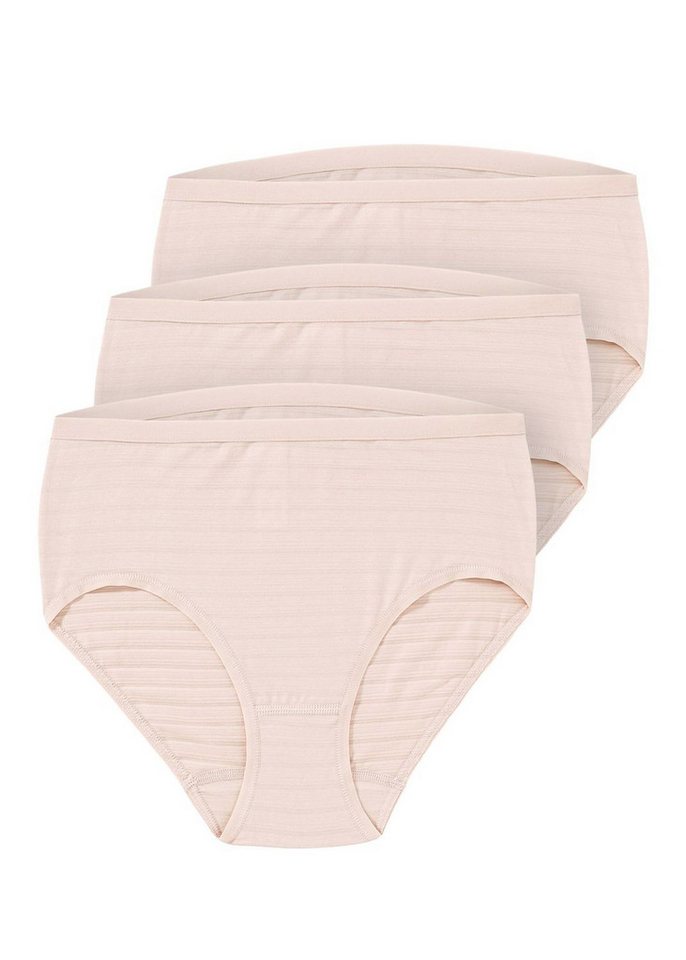 Speidel Slip Midislip Cotton & More (Set, 3-St., 3er Pack) dezente Ringeloptik, feines Baumwoll-Mix-Material von Speidel