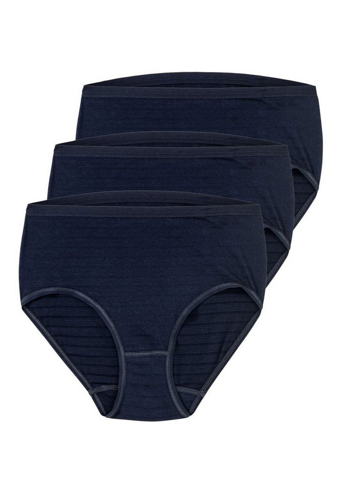 Speidel Slip Midislip Cotton & More (Set, 3-St., 3er Pack) dezente Ringeloptik, feines Baumwoll-Mix-Material von Speidel