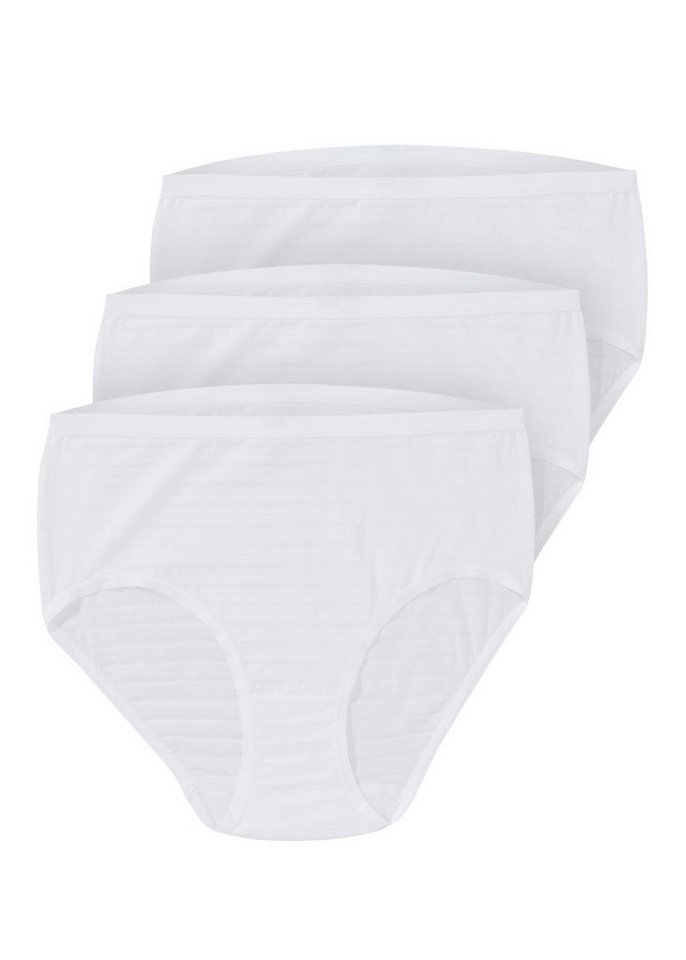 Speidel Slip Midislip Cotton & More (Set, 3-St., 3er Pack) dezente Ringeloptik, feines Baumwoll-Mix-Material von Speidel