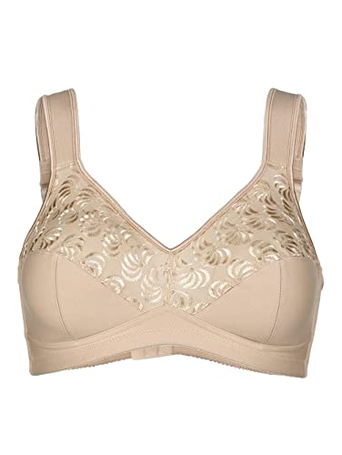 Speidel Soft-BH Damen mit Batiststickerei am Obercup Entlastungsträger, Verstellbar hinten 1 Stück Nude 100C von Speidel