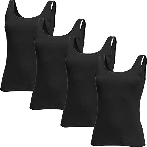 Speidel Damen-Unterhemd 4er-Pack schwarz Größe 42 von Speidel