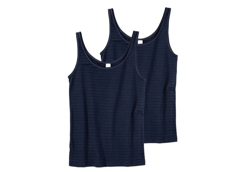 Speidel Unterhemd Achselhemden, Cotton & More (Set, 2-St., 2er Pack) Unterhemd, Top, breite Träger, dezent geringelt von Speidel